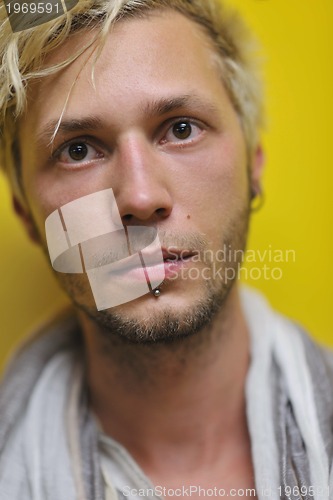 Image of Portrait of an handsome man