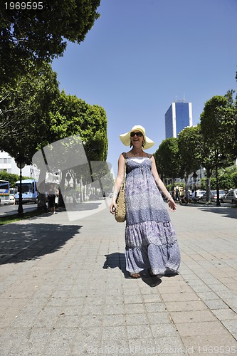Image of woman travel fashion