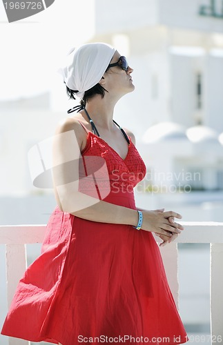 Image of woman travel fashion
