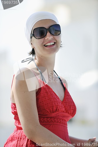 Image of woman travel fashion