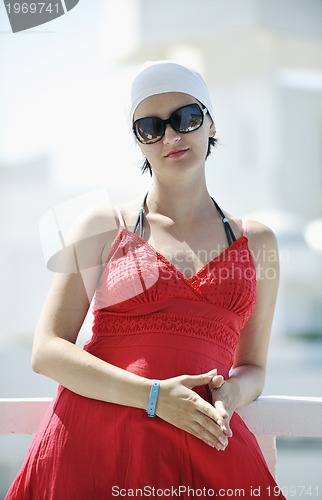 Image of woman travel fashion