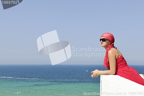 Image of woman travel fashion