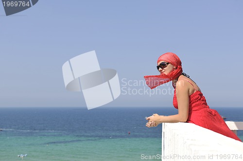 Image of woman travel fashion