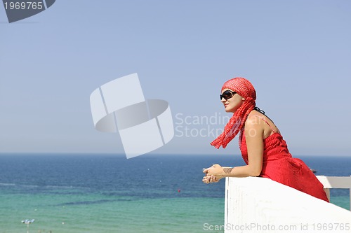 Image of woman travel fashion