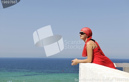 Image of woman travel fashion