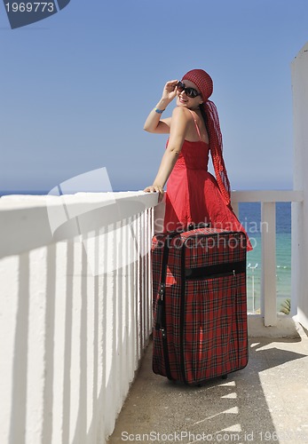 Image of woman travel fashion