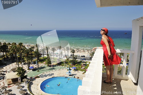 Image of woman travel fashion