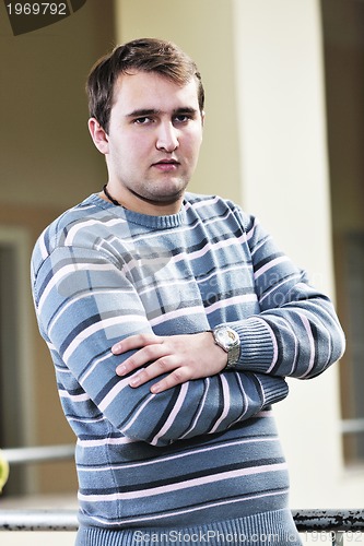 Image of student male portrait at campus