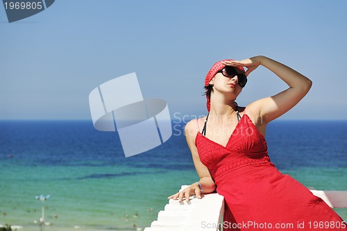 Image of woman travel fashion