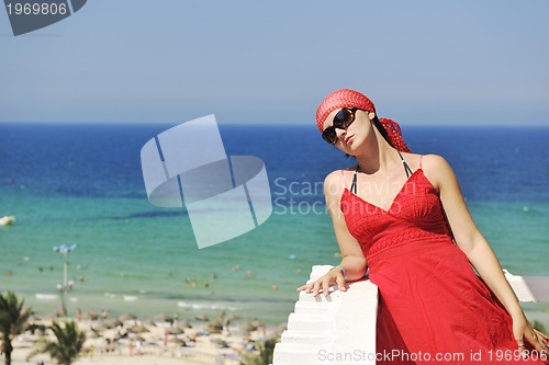 Image of woman travel fashion