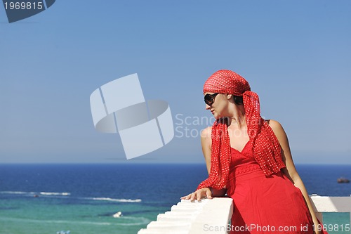 Image of woman travel fashion