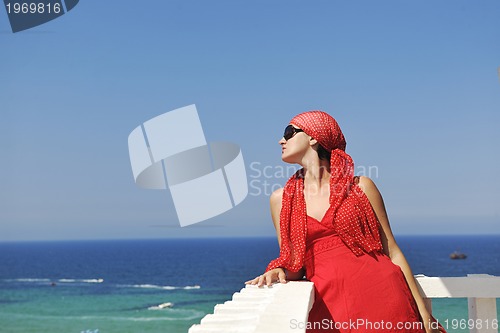 Image of woman travel fashion