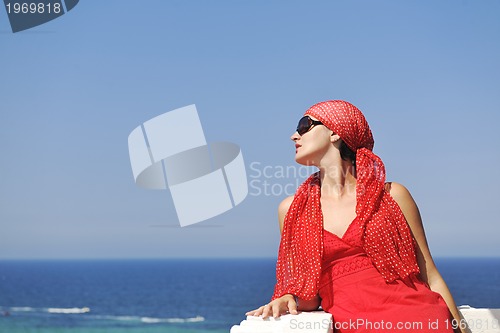 Image of woman travel fashion