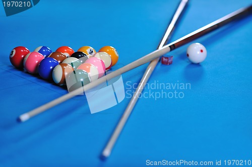 Image of billiard balls