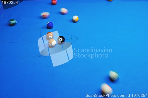 Image of billiard balls