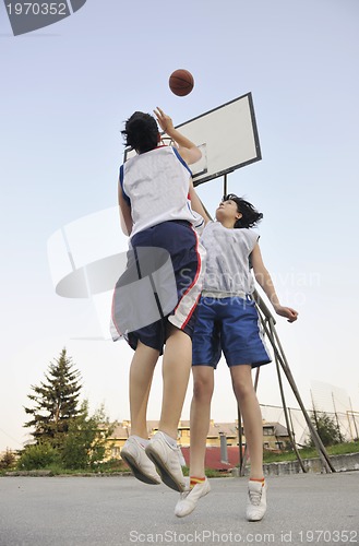 Image of woman basketball