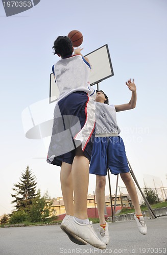 Image of woman basketball
