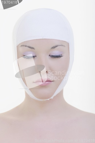 Image of woman face surgery