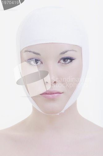 Image of woman face surgery