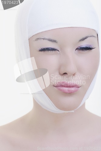 Image of woman face surgery