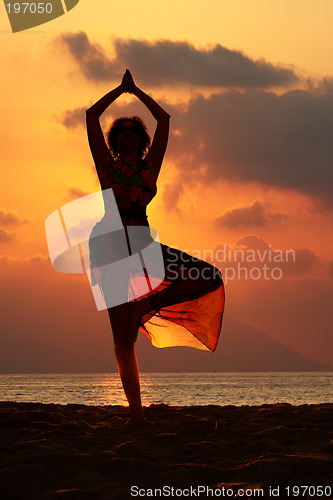 Image of Beach yoga