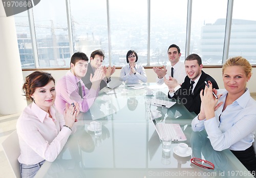 Image of group of business people at meeting