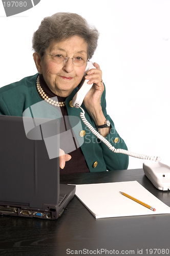 Image of senior office executive