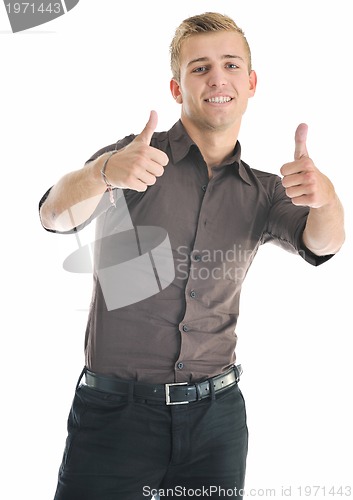 Image of businessman isolated