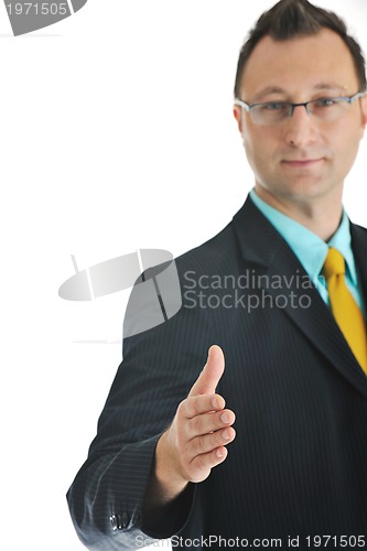 Image of businessman isolated