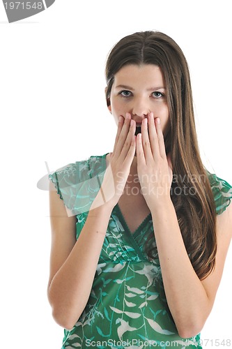Image of woman fashion isolated