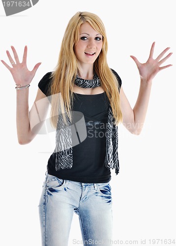 Image of woman fashion isolated