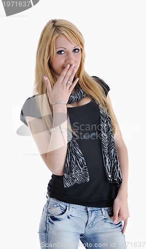 Image of woman fashion isolated