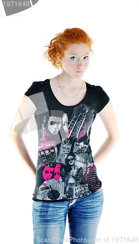 Image of woman fashion isolated