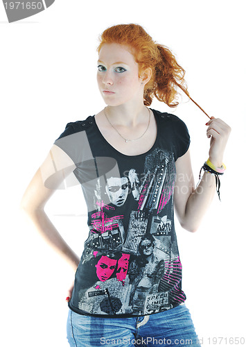 Image of woman fashion isolated