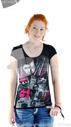 Image of woman fashion isolated