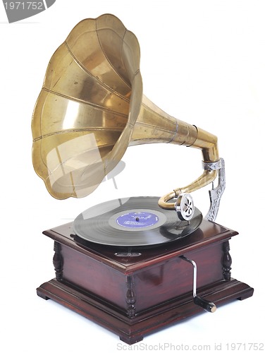 Image of old gramophone