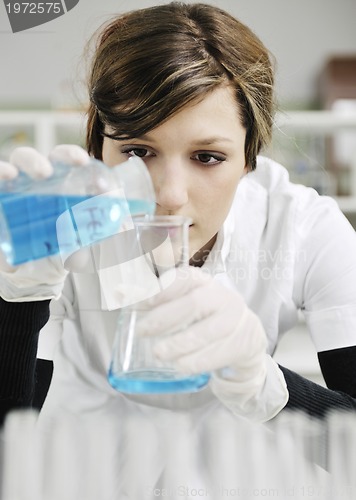 Image of young woman in lab