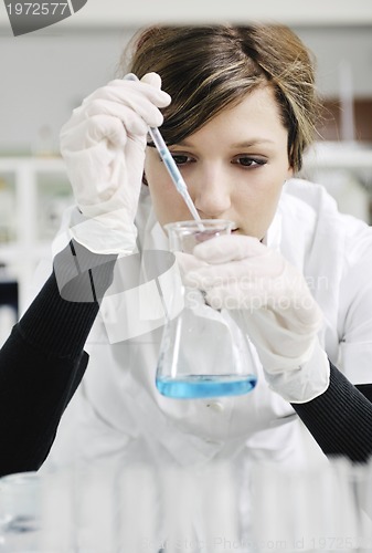 Image of young woman in lab