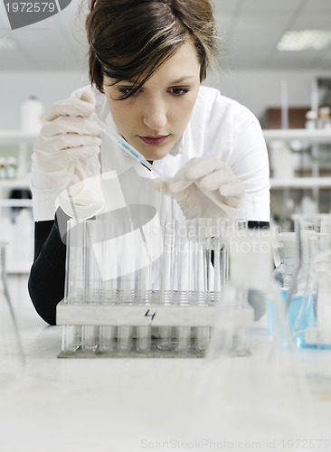 Image of young woman in lab