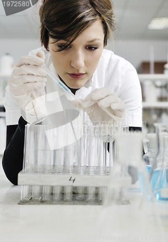 Image of young woman in lab