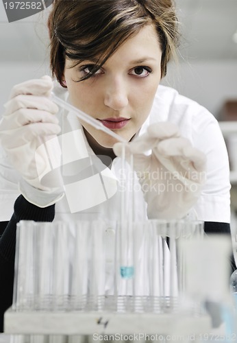 Image of young woman in lab