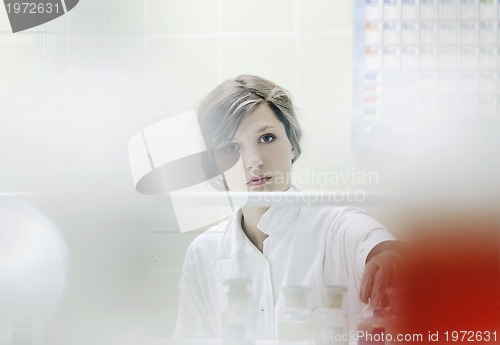 Image of young woman in lab