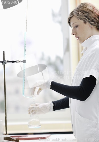 Image of young woman in lab