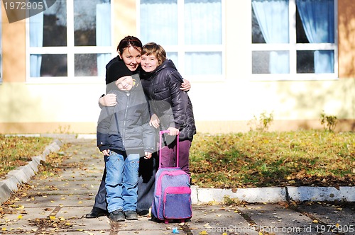 Image of happy family outdoor