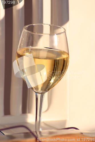 Image of relax with a glass off wine