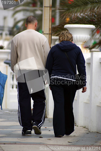 Image of couple walking