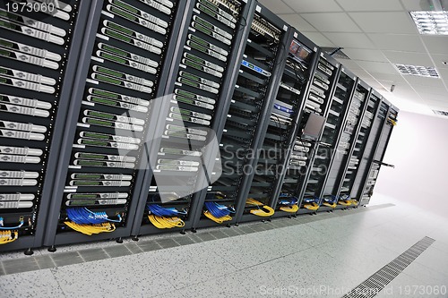 Image of network server room