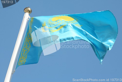 Image of Kazakh flag