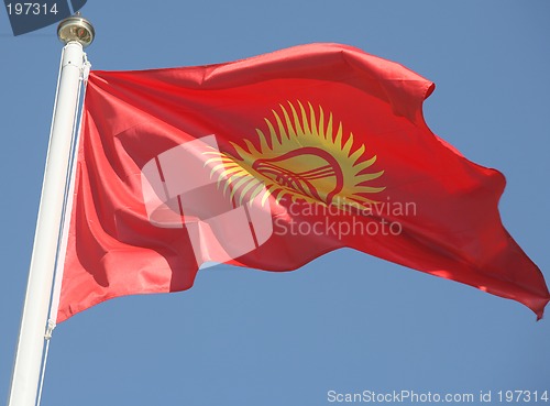 Image of Kyrgyz flag