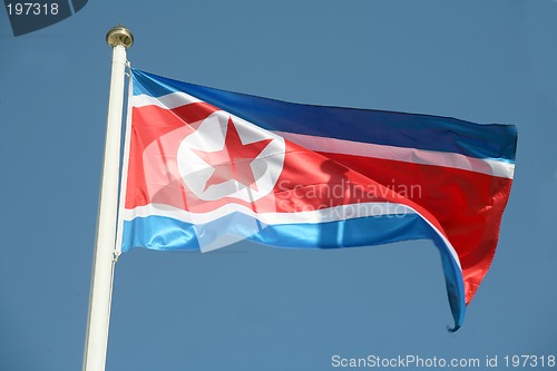 Image of North Korean flag